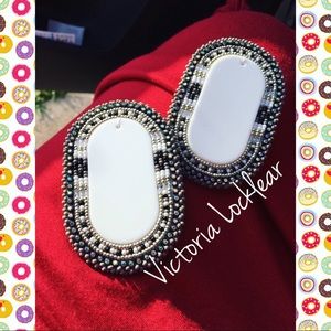 Handmade Native American beaded earrings